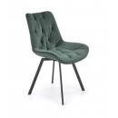 Стул HALMAR K519 темно-зеленый/черный, поворотный